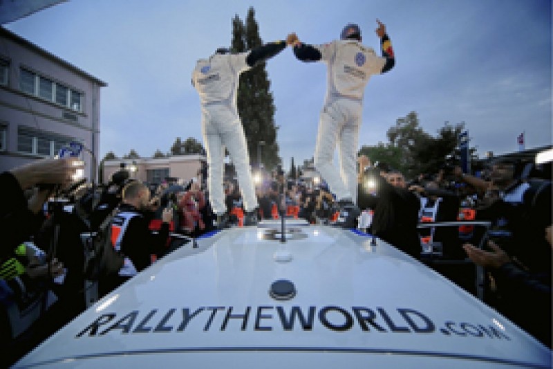 WRC France: Sebastien Ogier celebrates title with home victory