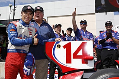 Houston IndyCar: Takuma Sato secures pole for AJ Foyt Racing