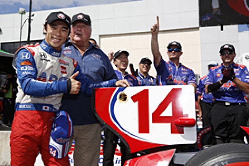 Houston IndyCar: Takuma Sato secures pole for AJ Foyt Racing