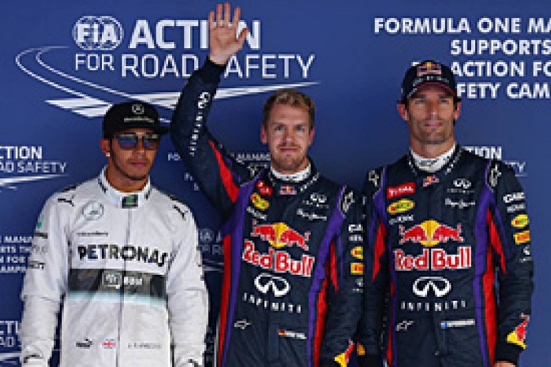 Korean GP: Sebastian Vettel beats Lewis Hamilton to pole position