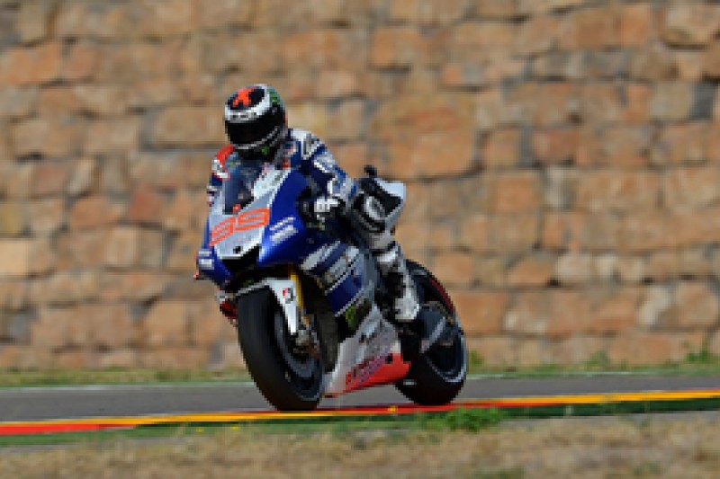Aragon MotoGP: Lorenzo edges Marquez in first practice