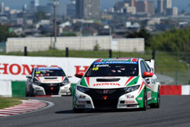 Suzuka WTCC: Tiago Monteiro leads Honda one-two in first practice