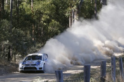 WRC Australia: Sebastien Ogier leads from Kris Meeke