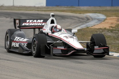 Juan Pablo Montoya begins IndyCar test return with Penske