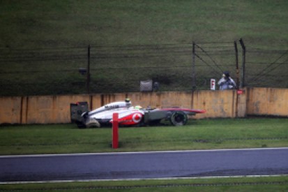Brazilian GP: Sergio Perez gets gearbox change penalty after crash