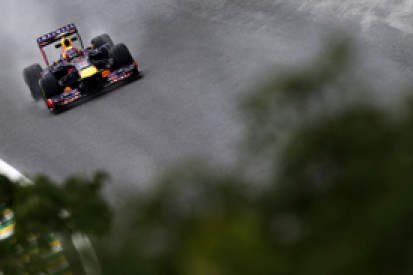 Brazilian GP: Mark Webber quickest as final practice stays wet