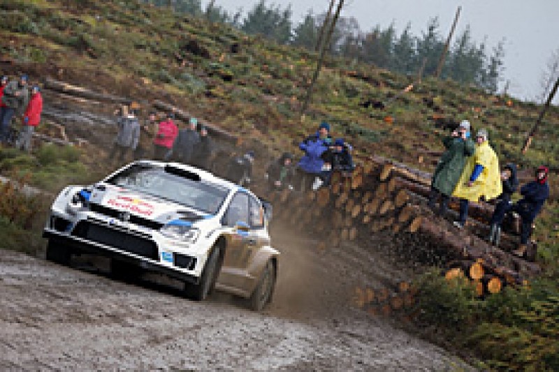 Sebastien Ogier leads Rally GB as Robert Kubica rolls