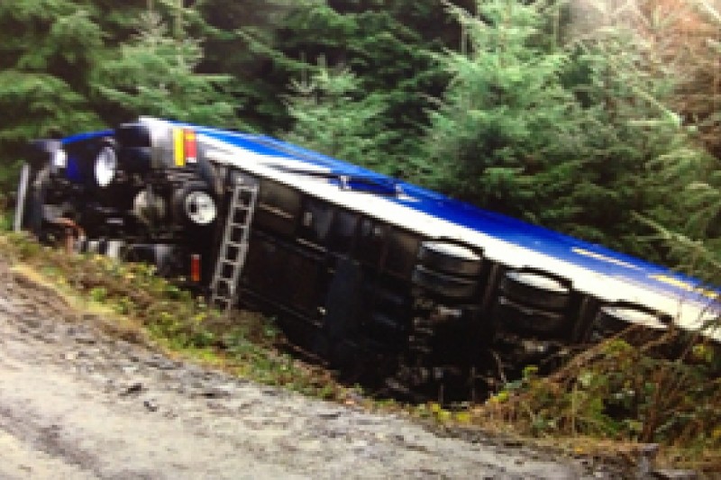 Rally GB: M-Sport's pre-rally test delayed by truck crash