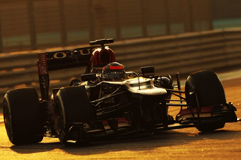 Abu Dhabi GP: Kimi Raikkonen's Lotus fails qualifying floor test