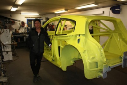Crosskart star Lukas Walfridson in 2014 rallycross Supercar move