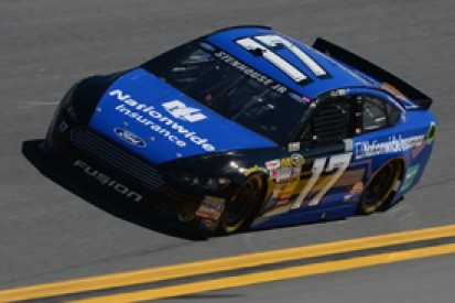 Daytona 500: Ricky Stenhouse Jr tops rain-affected Friday practice