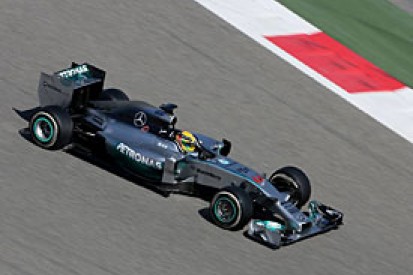 Bahrain F1 test: Lewis Hamilton leads third morning for Mercedes