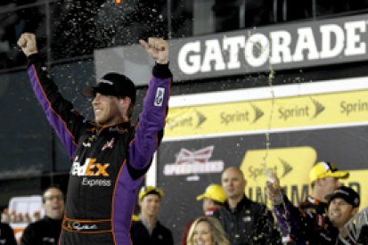 NASCAR Sprint Unlimited: Denny Hamlin wins crash-strewn race