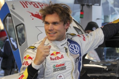 Volkswagen's Andreas Mikkelsen leads Rally Sweden after first stage