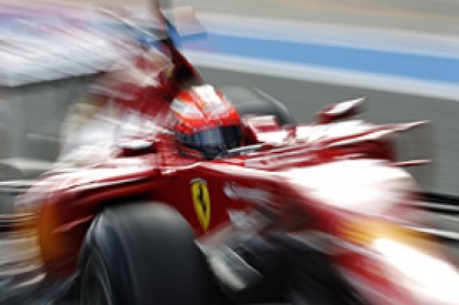 Raikkonen: lack of running was expected on first day of F1 test