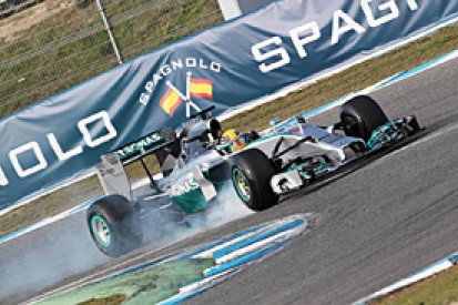 Hamilton upbeat about Mercedes' new F1 car despite crash