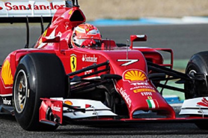 Jerez F1 test: Raikkonen quickest for Ferrari on first day of 2014