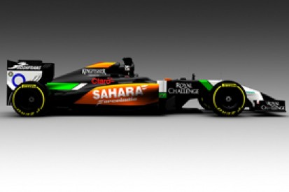 Force India and Toro Rosso hit track with 2014 Formula 1 cars