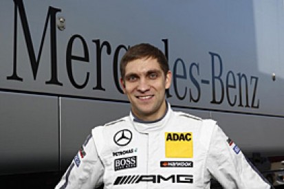 Ex-F1 driver Vitaly Petrov tests Mercedes DTM car