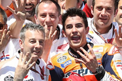 Jerez MotoGP: Marc Marquez flies to fourth straight win