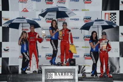 Barber Indy Lights: Gabby Chaves wins shortened second race