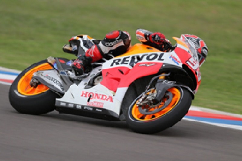 Argentina MotoGP: Marc Marquez leads Honda one-two in practice