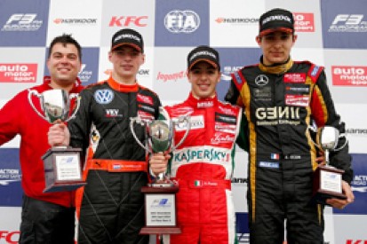 Silverstone European F3: Ferrari protege Fuoco wins race three