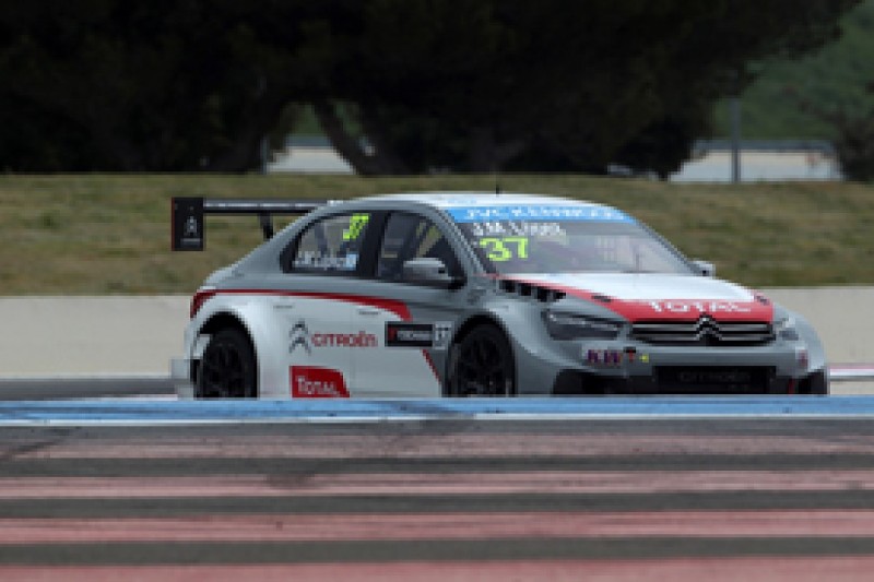 Paul Ricard WTCC: Jose Maria Lopez sets test pace for Citroen