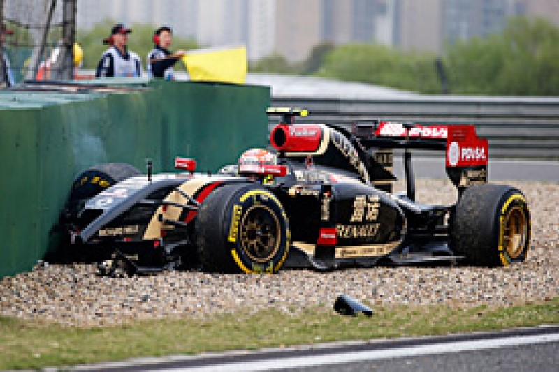 Chinese GP: Maldonado takes full blame for practice crash