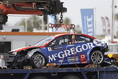 WTCC: Tom Coronel shocked by the condition of his crashed car