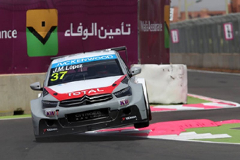 Jose Maria Lopez takes pole for Citroen in Marrakech WTCC opener