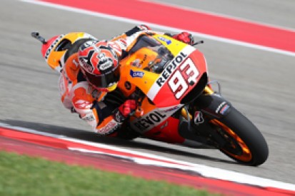 Austin MotoGP: Marc Marquez flies in opening practice