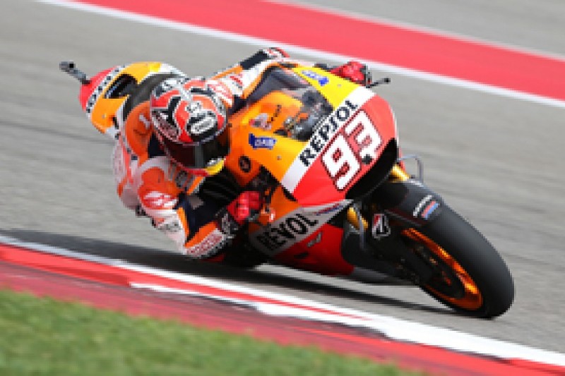 Austin MotoGP: Marc Marquez flies in opening practice