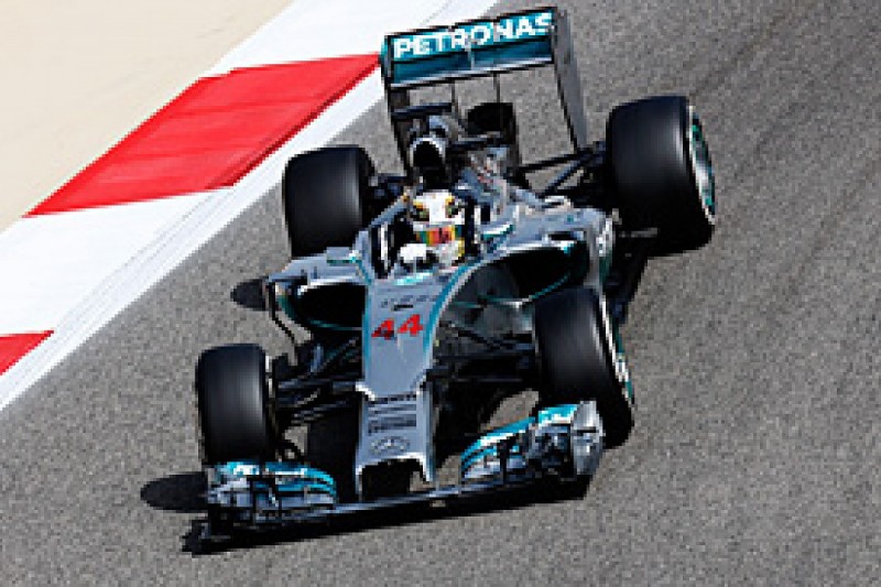Bahrain GP: Lewis Hamilton puts Mercedes on top in FP1