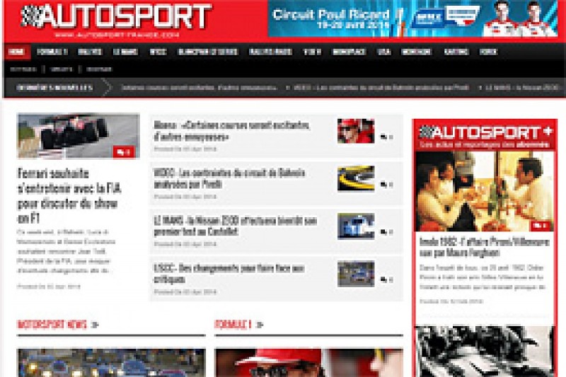 AUTOSPORT launches French version