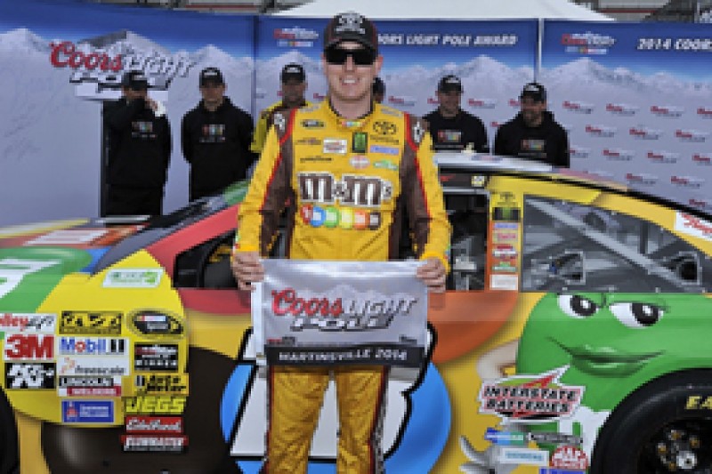 Martinsville NASCAR: Kyle Busch beats Denny Hamlin to pole