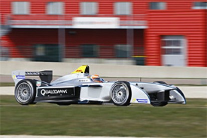 Ex-F1 driver Jarno Trulli tests Formula E car in France