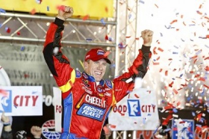 Bristol NASCAR: Edwards wins after rain and chaos take their toll