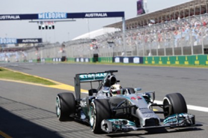 Australian GP: Lewis Hamilton puts Mercedes on top in practice two