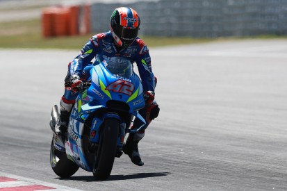 Alex Rins testet in Barcelona neues Suzuki-Chassis