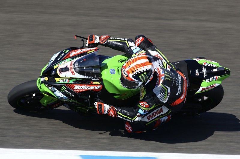 WSBK Misano FT1: Jonathan Rea fährt Bestzeit, Michele Pirro stürzt