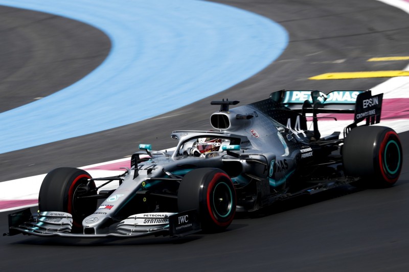 Formel-1-Training Frankreich: Mercedes unterstreicht Favoritenrolle