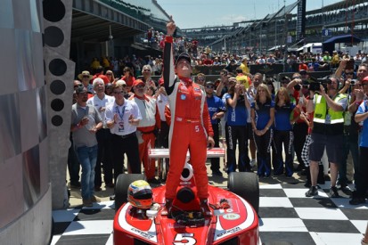 Indy Lights Freedom 100: Gabby Chaves takes dramatic win