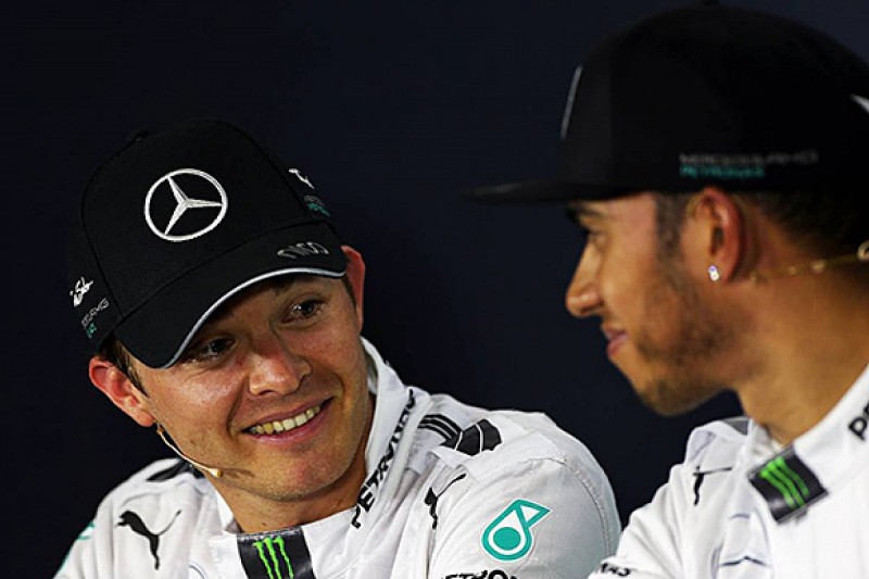 Hamilton suggests team-mate Rosberg lacks his F1 title hunger
