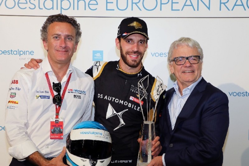 Vergne gewinnt Trophäe für die voestalpine European Races 2018/19