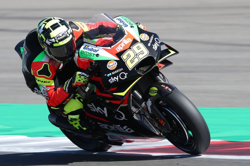 Andrea Iannone erstmals mit Aprilia in den Top 10: "Früchte unserer Arbeit"