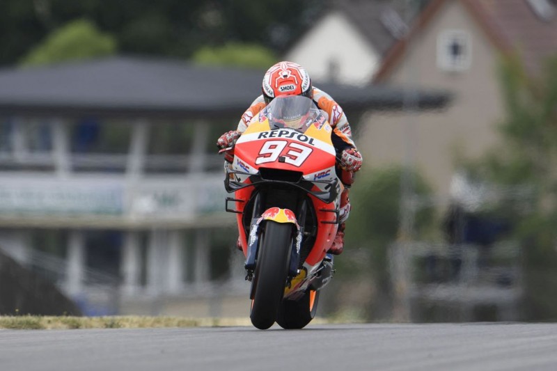 MotoGP FT2 am Sachsenring: Marc Marquez übernimmt die Spitze