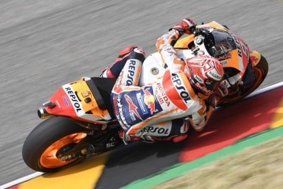 MotoGP am Sachsenring: Marquez auch im feuchten Warm-up vorne