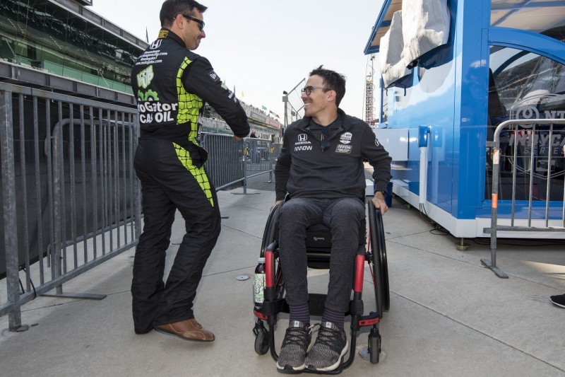 Robert Wickens fährt beim IndyCar-Rennen in Toronto Demorunden