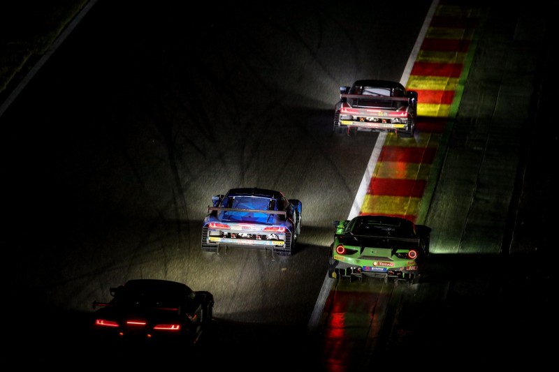 24h Spa 2019 nach 12 Stunden: Monsun in der Spa-Nacht